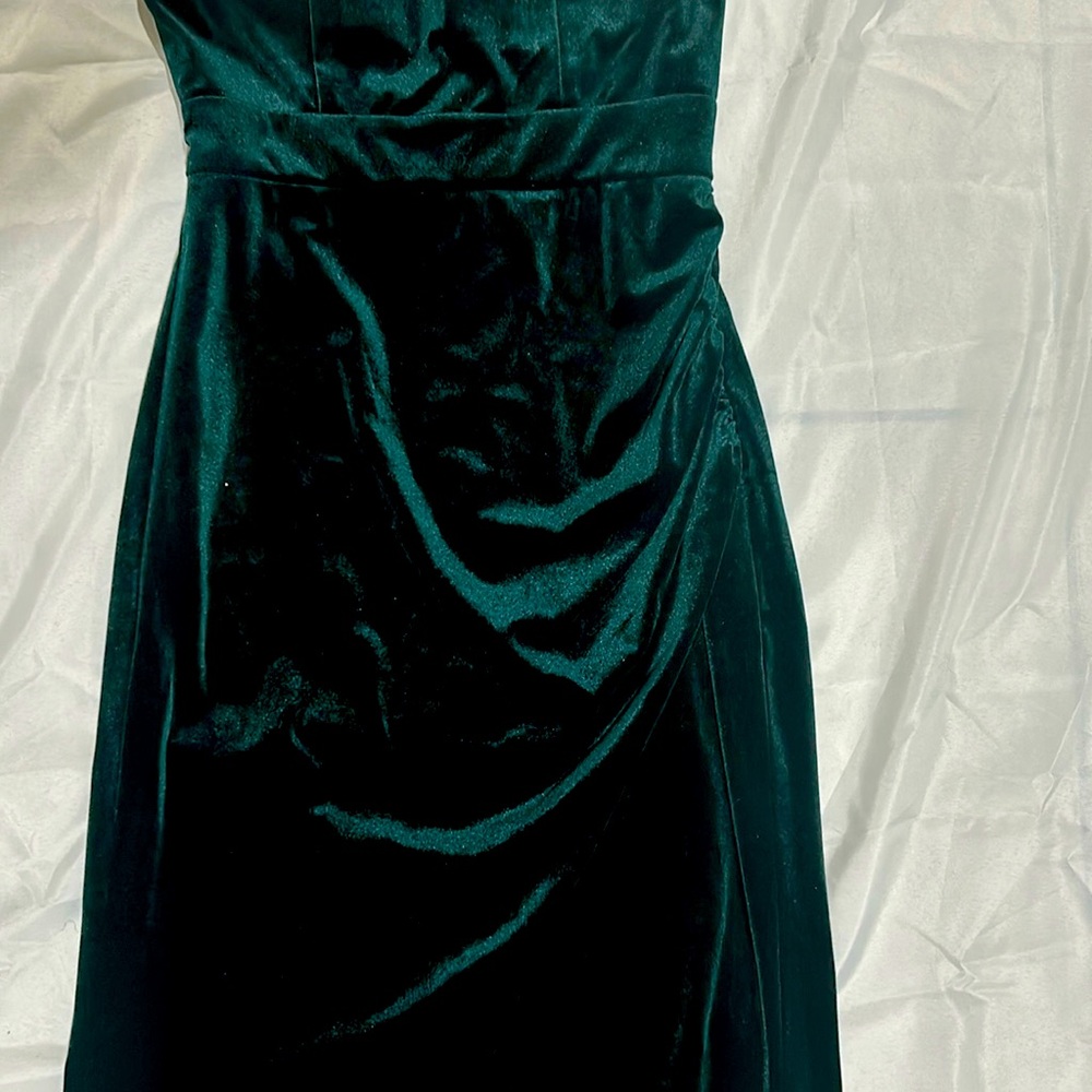 Forest green dress
